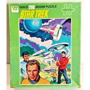Vintage Star Trek Jigsaw Puzzle 1978 Whitman Guild 200 Pieces